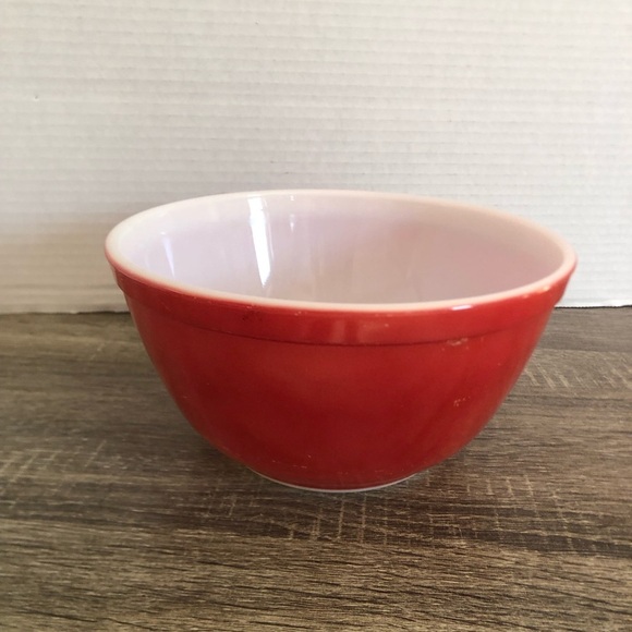 Vtg PYREX 402 Primary Red 1.5 Quart - Picture 3 of 12